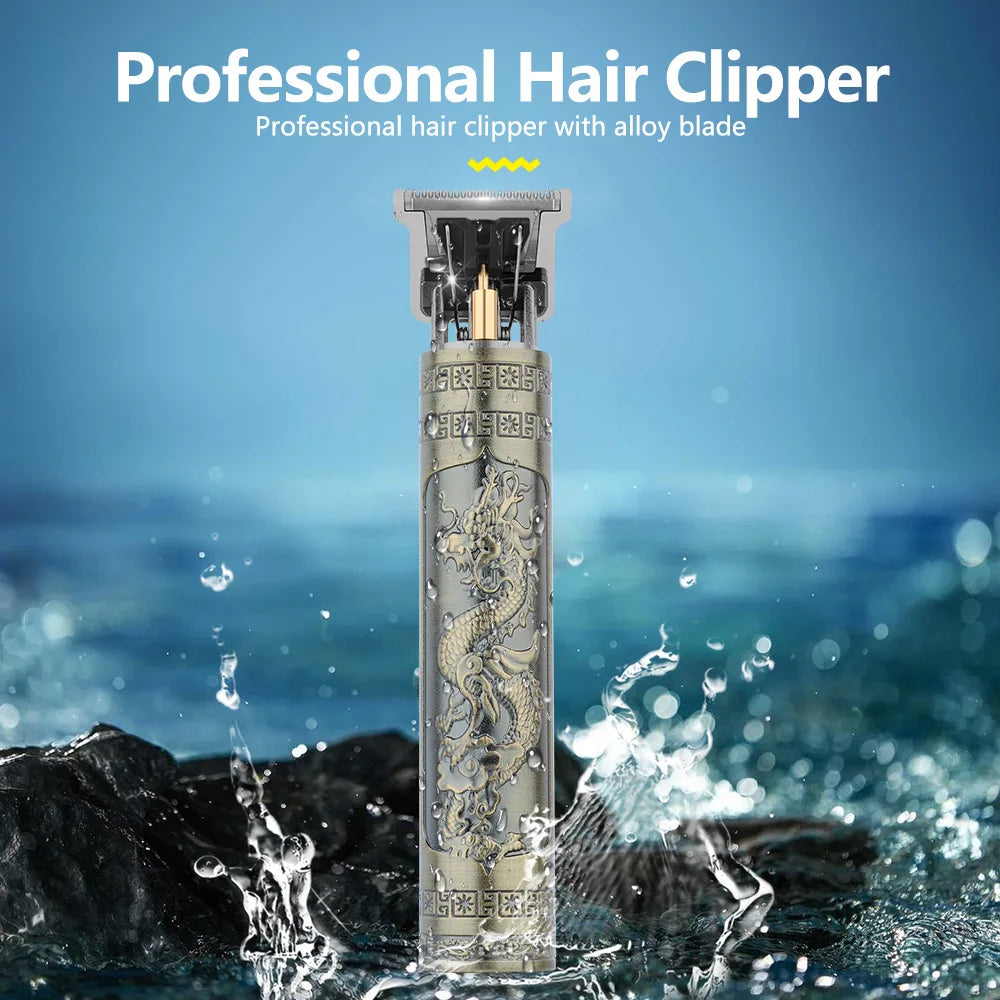 Retro T9 Original Haircutting Machine Set Jackets Trimmer Men'S Electric Shaver Male Lence Pro Barber Shaver for Sensitive Areas