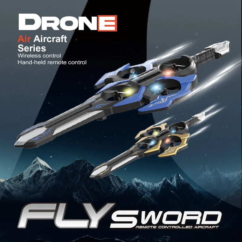 New 2025 Sensory Sword Remote Control Toy Drone - Induction Flight Interactive Sword Toy for Boys Fixed Wing Airplane