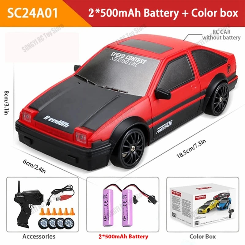2026 New, Limited Edition Rc Drift GT3 RS 911 Mi SU7 1:24 Drift Racing Car, Racing Kids Gift with High Speed Remote Control