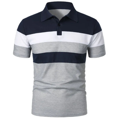 Summer Luxury Polo Shirt Mens Polo Large T Shirts Stritching Shorts Sleeve Turn-Down Collar Business Tee Shirt Sweatwear 6XL