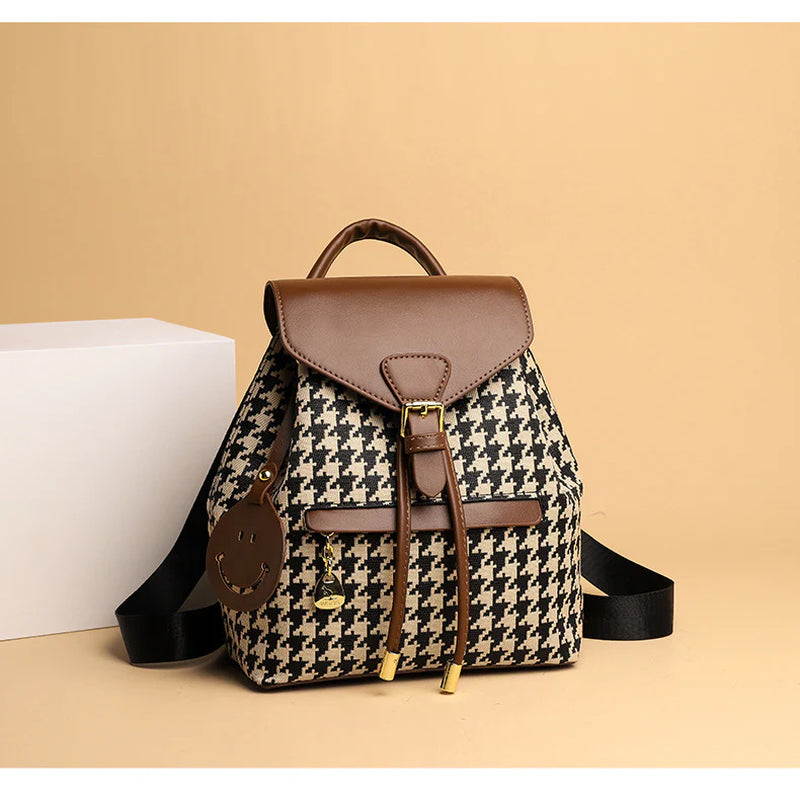 Female Backpack Casual Multifunction Women Leather Backpack Shoulder School Travel Back Pack