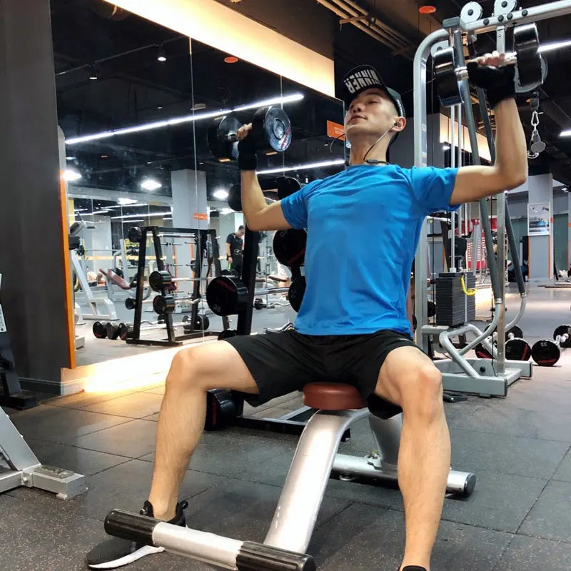 Reflective Shirt Quick Dry Short Sleeve Sport T-Shirt Gym Clothing Man Fitness Playeras Para Hombres Breathable Sportswear