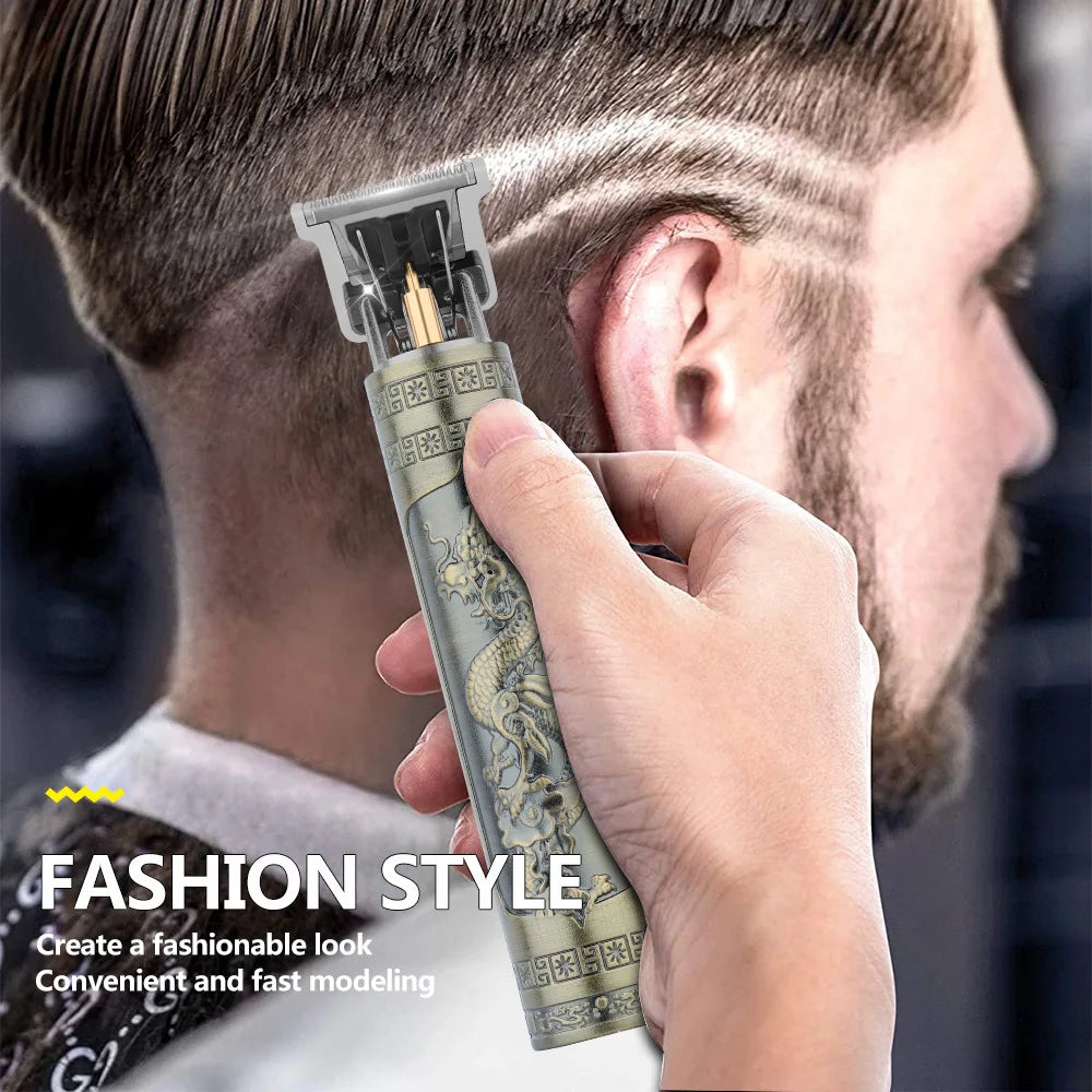 Retro T9 Original Haircutting Machine Set Jackets Trimmer Men'S Electric Shaver Male Lence Pro Barber Shaver for Sensitive Areas