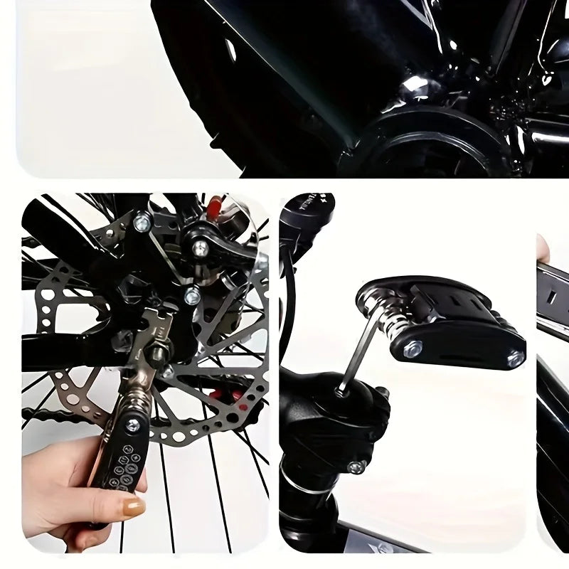 16-In-1 Socket Wrench Set, Non-Slip Rotating Head. Durable Stainless Steel for Home & Car Repairs. Easy & Universal Tool.