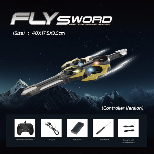 New 2025 Sensory Sword Remote Control Toy Drone - Induction Flight Interactive Sword Toy for Boys Fixed Wing Airplane