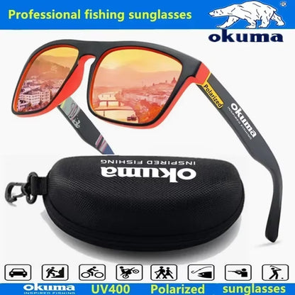 Polarized Sunglasses UV400 for Men and Women Outdoor Hunting, Fishing, Driving Bicycles, Sunglasses Optional Box
