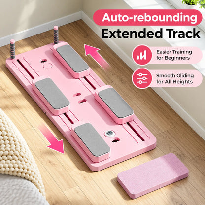 Pilates Board - Foldable Multifunctional Abdominal Muscle Core Trainer 300LBS Capacity