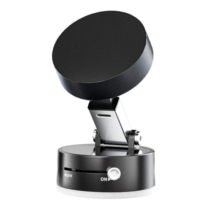 Foldable Magnetic Vacuum Car Phone Holder Foldable Suction Cup with Suction Cup Hands-Free Navigation for Smart Phone