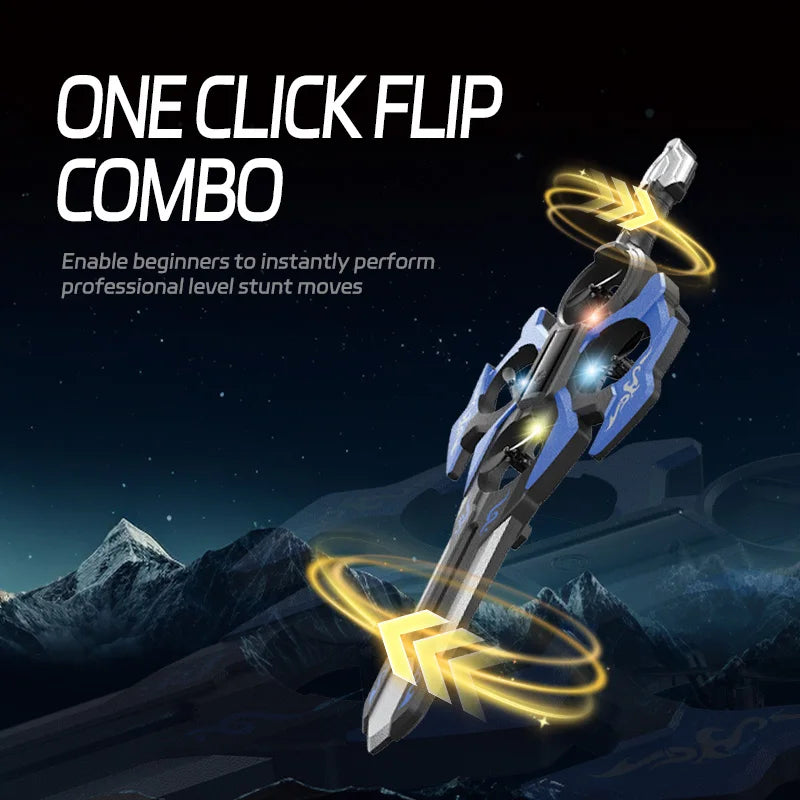 New 2025 Sensory Sword Remote Control Toy Drone - Induction Flight Interactive Sword Toy for Boys Fixed Wing Airplane