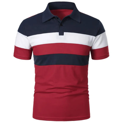 Summer Luxury Polo Shirt Mens Polo Large T Shirts Stritching Shorts Sleeve Turn-Down Collar Business Tee Shirt Sweatwear 6XL